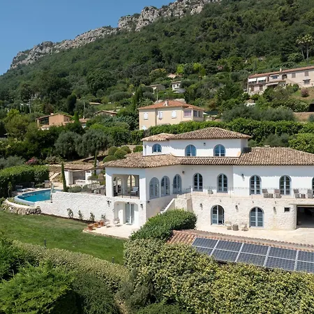 Vue Panoramique Proche Saint-paul-de-vence Villa